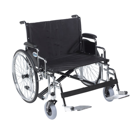 Blue Streak Wheelchair with Flip Back Desk Arms, Elevating Leg Rests, 16" Seat