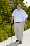 Heavy Duty Folding Cane Lightweight Adjustable with T Handle