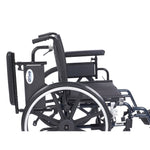 Viper Plus GT Wheelchair with Flip Back Removable Adjustable Full Arms, Swing away Footrests, 20" Seat