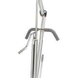 Hydraulic Patient Lift with Six Point Cradle, 5" Casters, Chrome