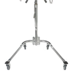 Hydraulic Patient Lift with Six Point Cradle, 5" Casters, Chrome