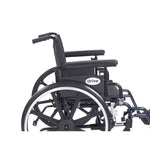 Viper Plus GT Wheelchair with Flip Back Removable Adjustable Full Arms, Swing away Footrests, 20" Seat