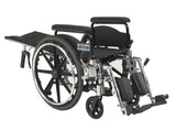 Viper Plus GT Full Reclining Wheelchair, Detachable Full Arms, 18" Seat