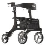 Nitro Elite CF Carbon Fiber Rollator Rolling Walker, Black