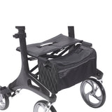 Nitro Elite CF Carbon Fiber Rollator Rolling Walker, Black