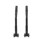 Adjustable Universal Wheelchair Anti Tipper with Wheels, Black, 1 Pair