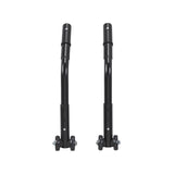 Adjustable Universal Wheelchair Anti Tipper with Wheels, Black, 1 Pair