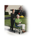 Super Light Folding Transport Wheelchair with Carry Bag