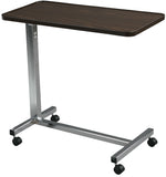 Non Tilt Top Overbed Table, Chrome