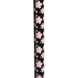 Foam Grip Offset Handle Walking Cane, Pink Floral