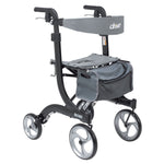 Nitro Euro Style Rollator Rolling Walker, Tall, Black