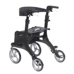 Nitro Elite CF Carbon Fiber Rollator Rolling Walker, Black